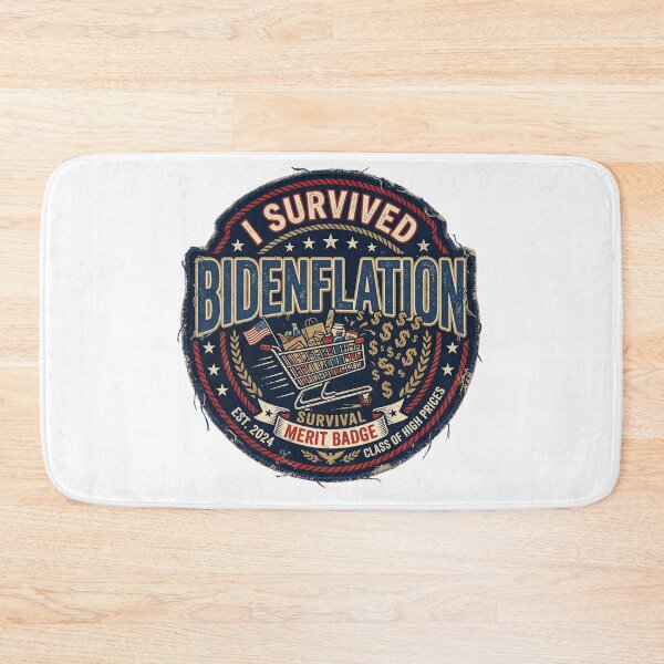 Item preview, I Survived Bidenflation Funny Political Humor T-Shirt Sarcastic Tee designed and sold by Egyptian king ⭐⭐⭐⭐⭐.
