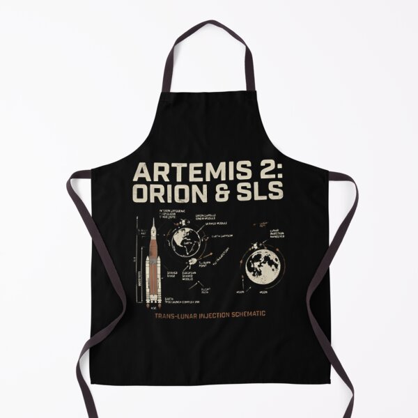 Item preview, Artemis 2 Mission Schematic - Orion & SLS Lunar Flight Path Infographic designed and sold by ZyxDes.