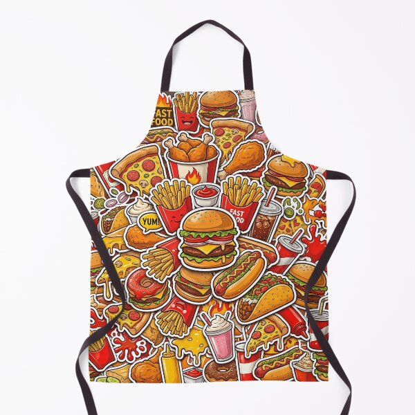 Item preview, Ultimate Fast Food Sticker Bomb – Junk Food Madness designed and sold by RH Design Lab.