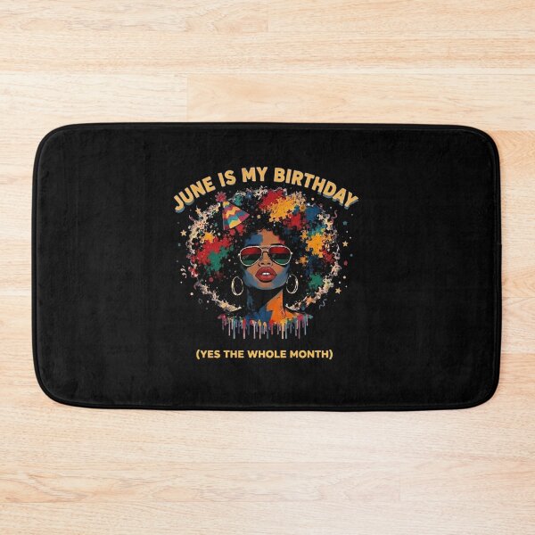 Item preview, June is My Birthday African American Woman Melanin Queen designed and sold by clothesy7.