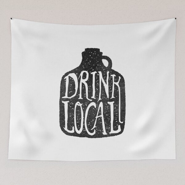 Item preview, Drink Local Brewery Craft Beer Growler designed and sold by graf1k.