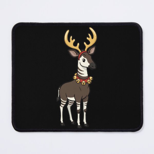 Item preview, Cute Christmas Okapi Reindeer Antlers Jingle Bells designed and sold by k3rstman1.