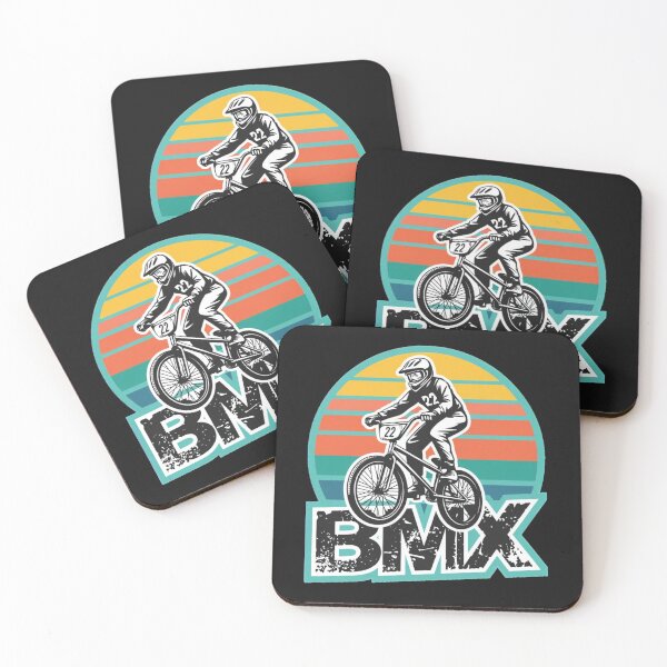 Item preview, Vintage BMX Rider Retro Freestyle Bike Old School Cycling Design designed and sold by NatArtSA.