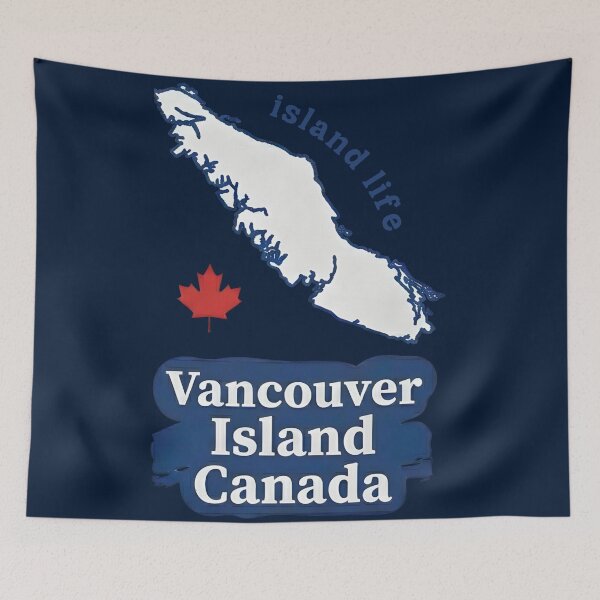 Item preview, Vancouver Island Life Cute Maple Leaf Pride  designed and sold by HowToCanadian.