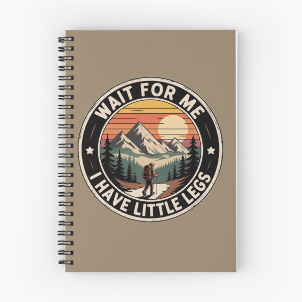 Item preview, “Wait for Me, I Have Little Legs” Retro Hiking Design designed and sold by NatArtSA.