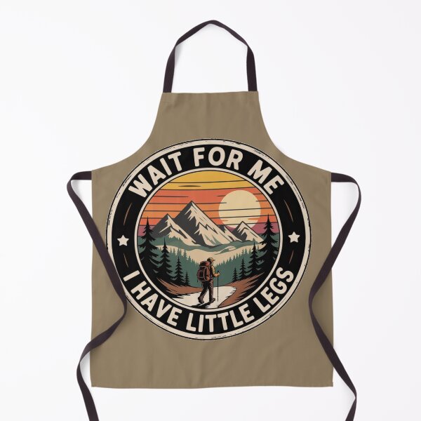 Item preview, “Wait for Me, I Have Little Legs” Retro Hiking Design designed and sold by NatArtSA.