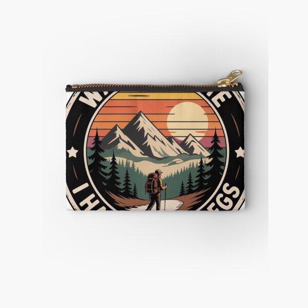 Item preview, “Wait for Me, I Have Little Legs” Retro Hiking Design designed and sold by NatArtSA.