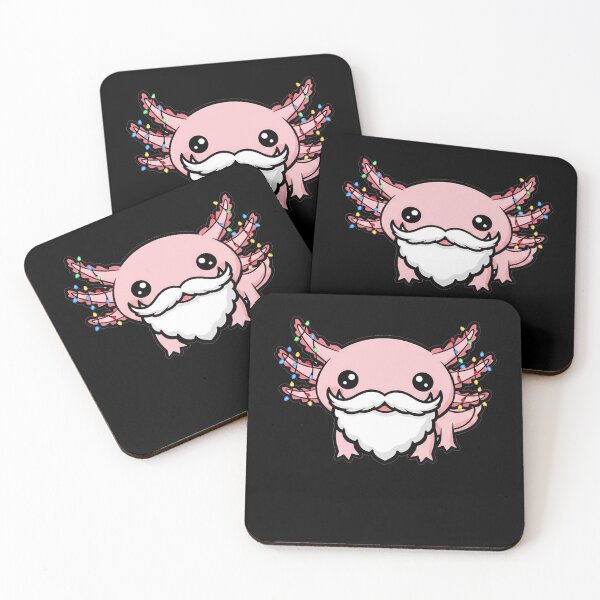 Item preview, Kawaii Santa Axolotl Holiday Christmas Lights designed and sold by k3rstman1.