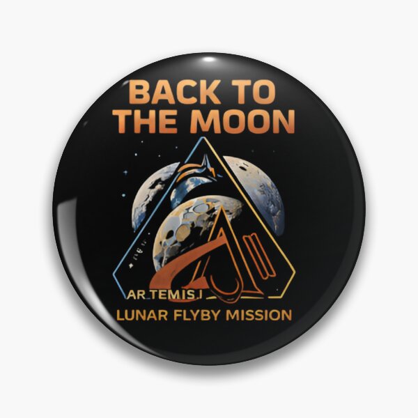 Item preview, Artemis Lunar Flyby Mission - Back To The Moon Space Patch Graphic designed and sold by ZyxDes.