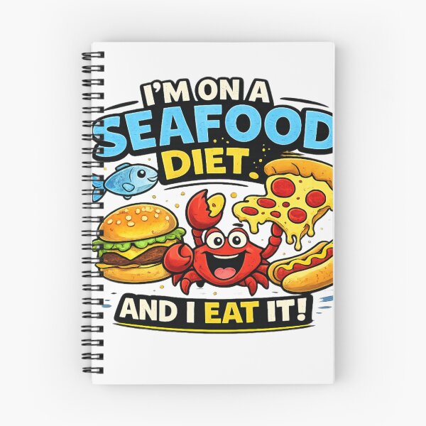 Item preview, I’m On a Seafood Diet designed and sold by JeriCanvasBloom.