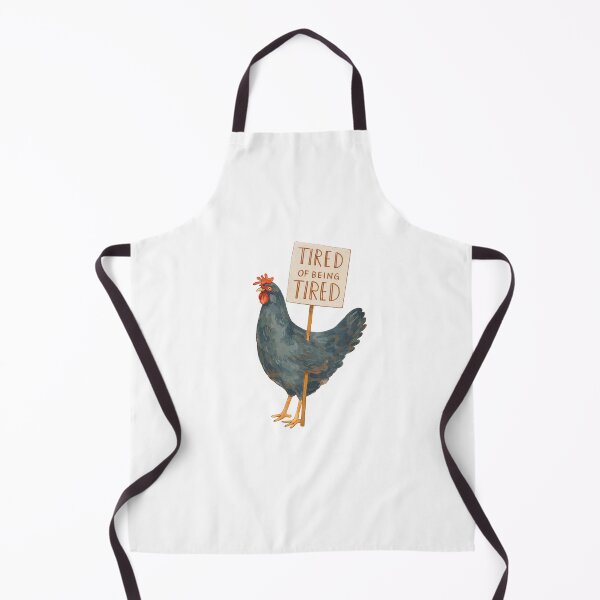 Item preview, Tired Of Being Tired Chicken designed and sold by krystalRomanart.