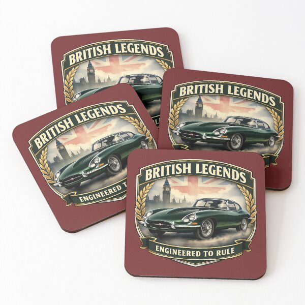 Item preview, British Legends Classic Car Heritage Badge designed and sold by Retro Arabica.