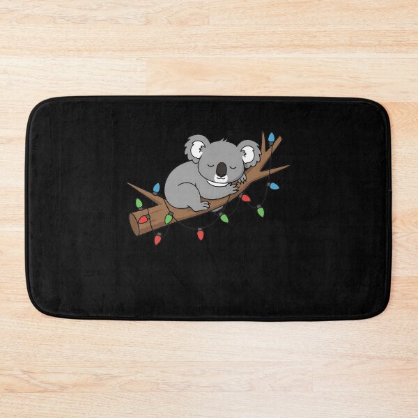 Item preview, Sleeping Christmas Koala with Holiday Lights designed and sold by k3rstman1.