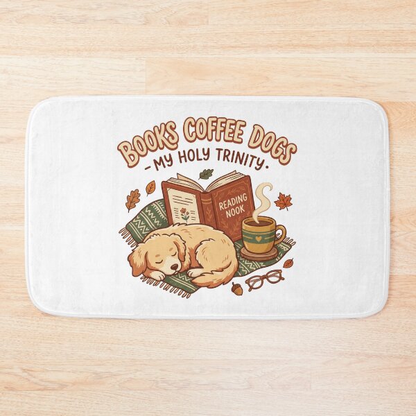 Item preview, Books Coffee Dogs My Holy Trinity Funny Dog Lover Reader T-Shirt Gift designed and sold by Egyptian king ⭐⭐⭐⭐⭐.