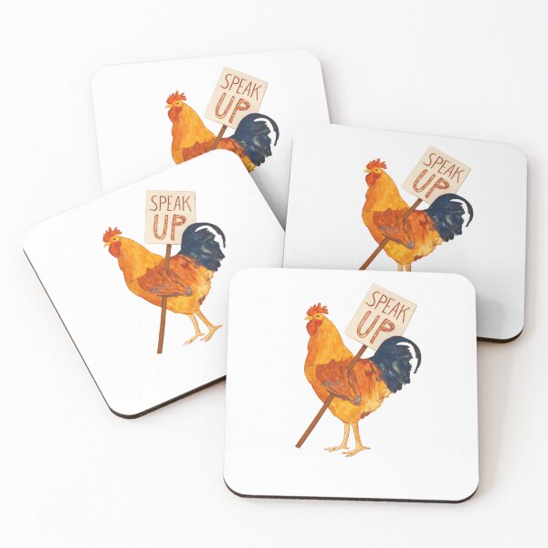 Item preview, Speak Up Chicken designed and sold by krystalRomanart.