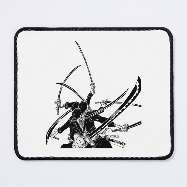 Item preview, Zoro Multi Sword Style Black Ink designed and sold by Snowdog-Art.