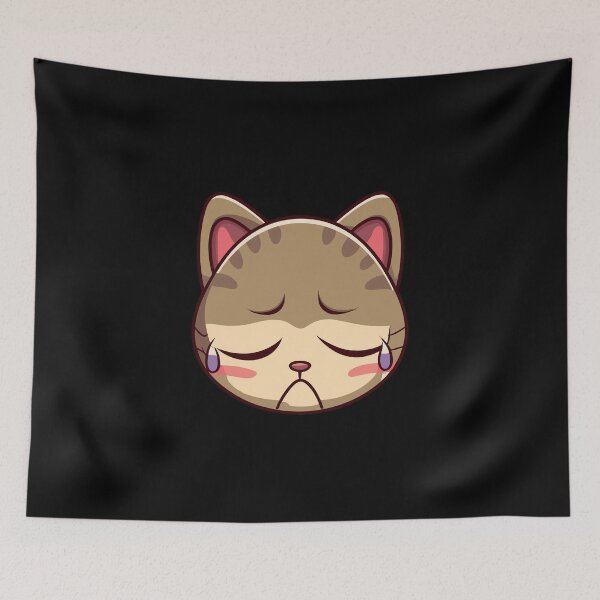 Item preview, Sad Cat Mood Relatable Design designed and sold by CyfroweMysli.