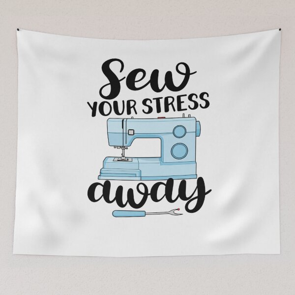 Item preview, Sew Your Stress Away designed and sold by krystalRomanart.