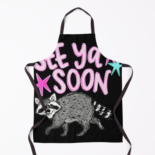 Item preview, See Ya Soon Raccoon Wildlife Animal Lover Farewell Message designed and sold by QuentinHarrow.