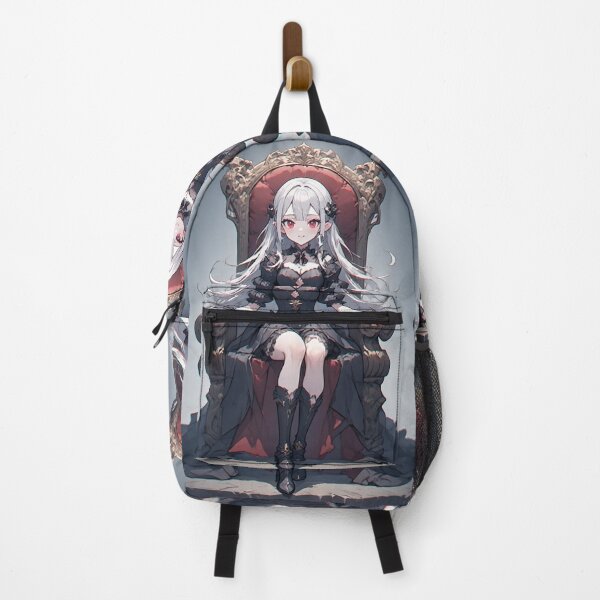 Item preview, Anime vampire girl on a throne designed and sold by ArtsJulian.