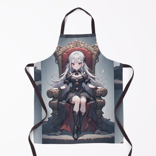 Aperçu de l'œuvre fille vampire d'anime sur un trône créée et vendue par ArtsJulian.