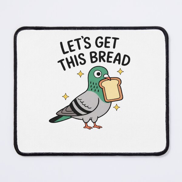 Item preview, Lets Get This Bread Cute Funny Pigeon designed and sold by krystalRomanart.