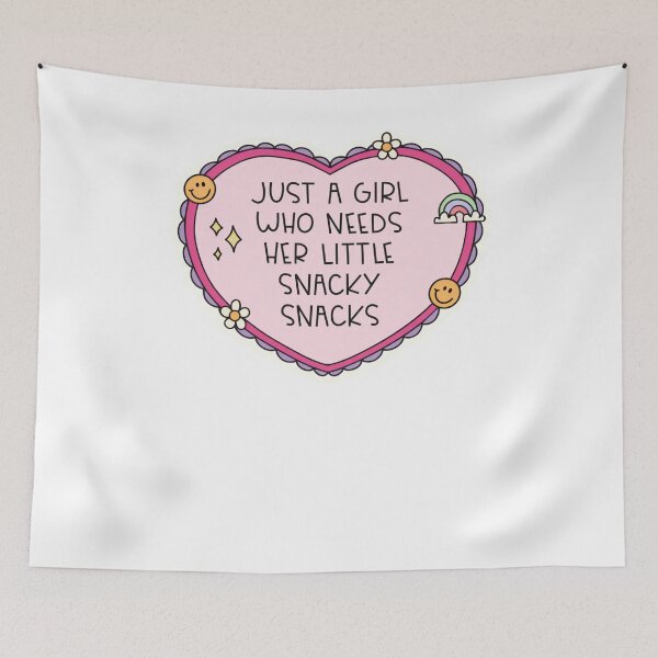 Item preview, Just A Girl Who Needs Her Little Snacky Snacks designed and sold by krystalRomanart.