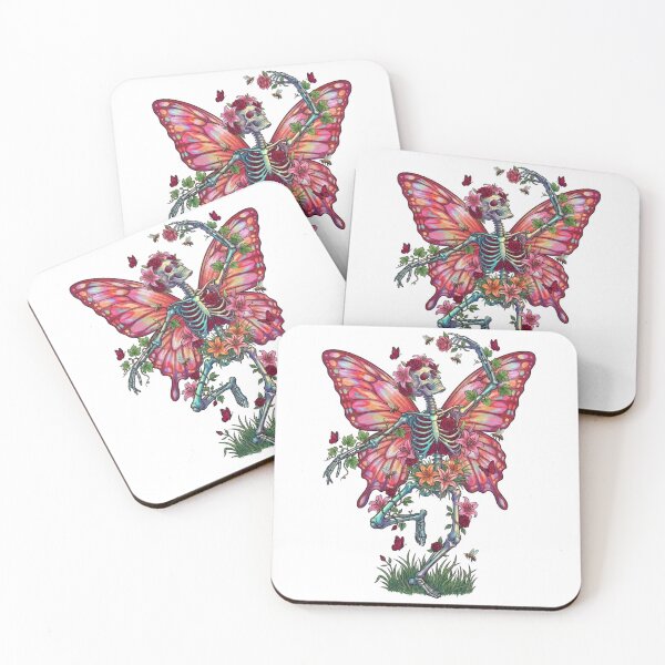 Item preview, Floral mystic skeleton dancing with joy designed and sold by ParryStickers.