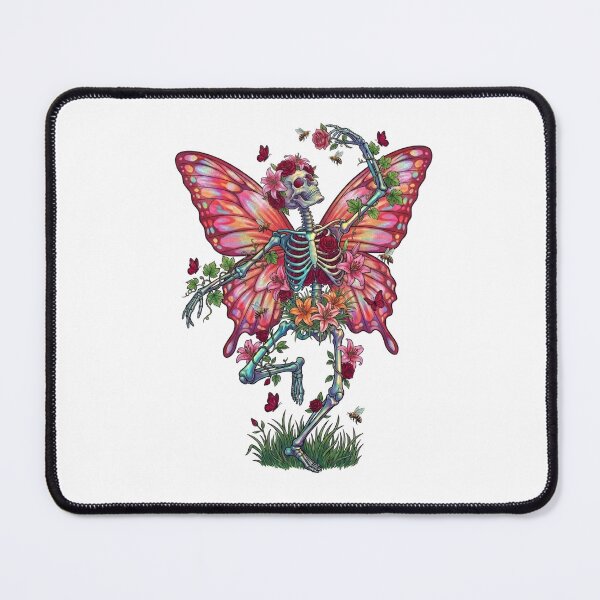 Item preview, Floral mystic skeleton dancing with joy designed and sold by ParryStickers.