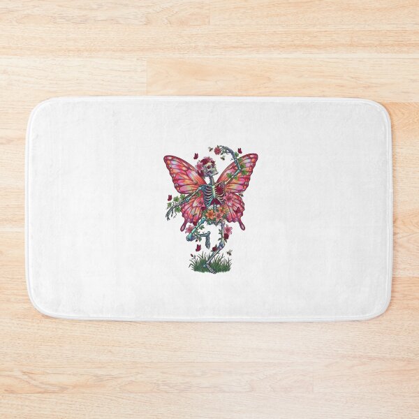 Item preview, Floral mystic skeleton dancing with joy designed and sold by ParryStickers.