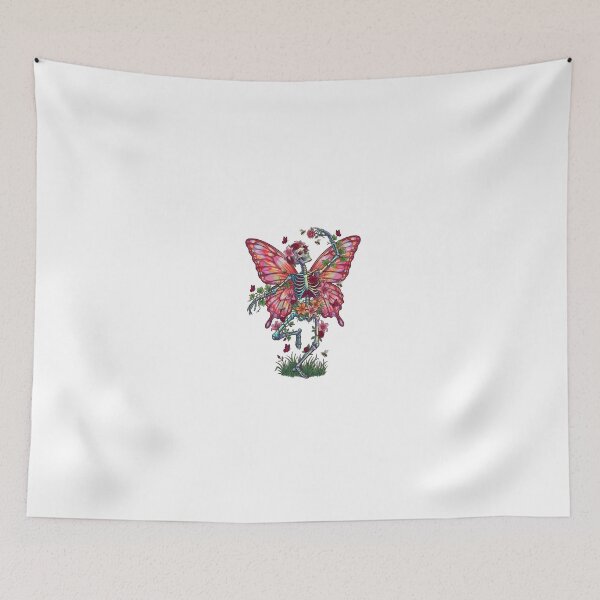 Item preview, Floral mystic skeleton dancing with joy designed and sold by ParryStickers.