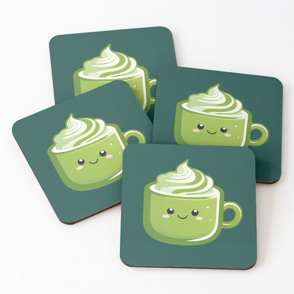 Item preview, I love green matcha, matcha latte cream foodie cutie designed and sold by OrangeLovefun.