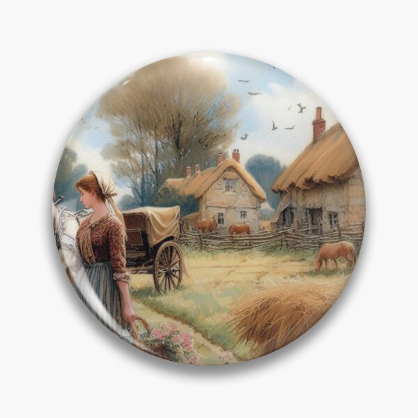 Item preview, A Norman village inspired by the little model girls (Countess of Ségur) designed and sold by jefboutique6150.