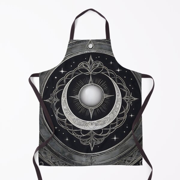 Item preview, Dark Arcane Moon Symbol with Elegant Ornamental Pattern Style. designed and sold by MissYouONLY.