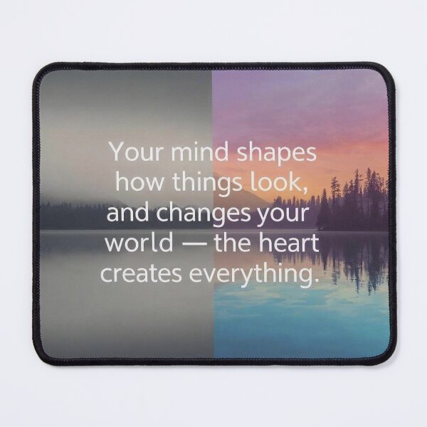 Item preview, Mind Shapes Your World, Heart Creates Magic designed and sold by HealwithLove.