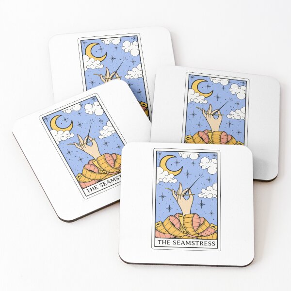 Item preview, Funny Crafter The Seamstress Tarot Card designed and sold by krystalRomanart.