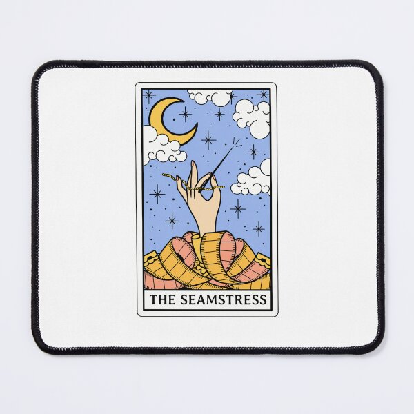 Item preview, Funny Crafter The Seamstress Tarot Card designed and sold by krystalRomanart.