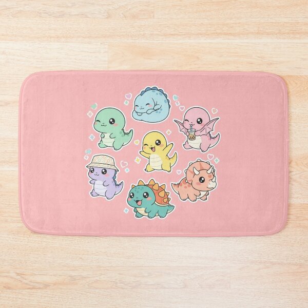 Item preview, Kawaii Pastel Dinosaur Sticker Pack Adorable Baby Dino Chibi Collection for Planners and Laptops designed and sold by bvdesignart.