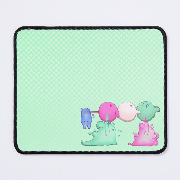 Item preview, Copy of Spring Cherry Blossoms - Rabbit slime carrying a green dango designed and sold by Ink-Nano-Art.