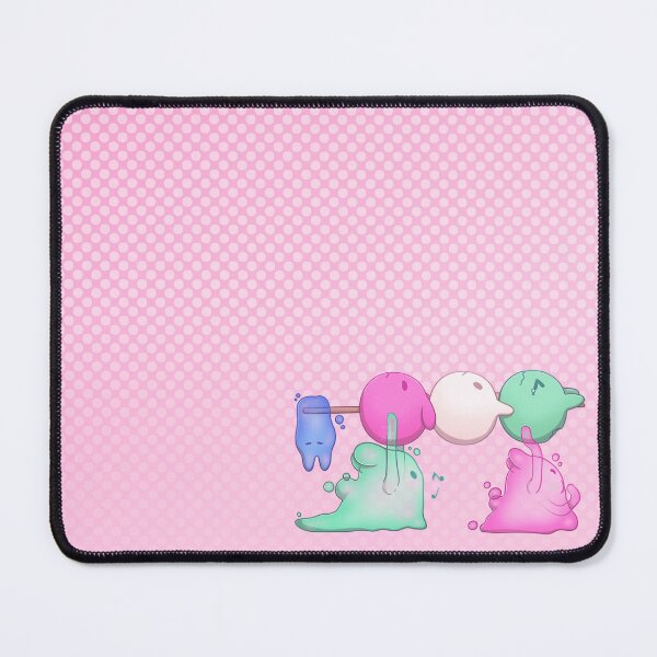 Item preview, Cherry Blossom Spring - Bunny slime wearing a pink dango designed and sold by Ink-Nano-Art.
