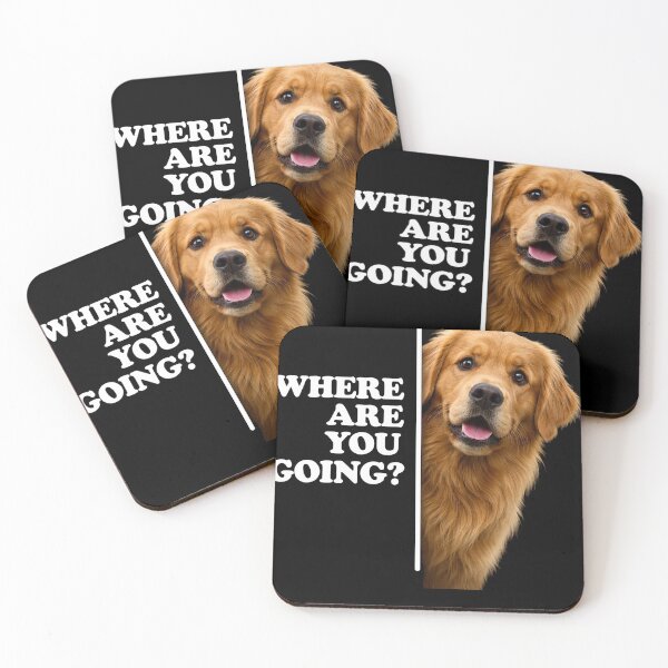Item preview, Where Are You Going Funny Golden Dog designed and sold by will freed18.