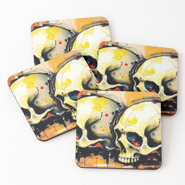 Item preview, Skull Art Canvas Print designed and sold by KAVRAO.