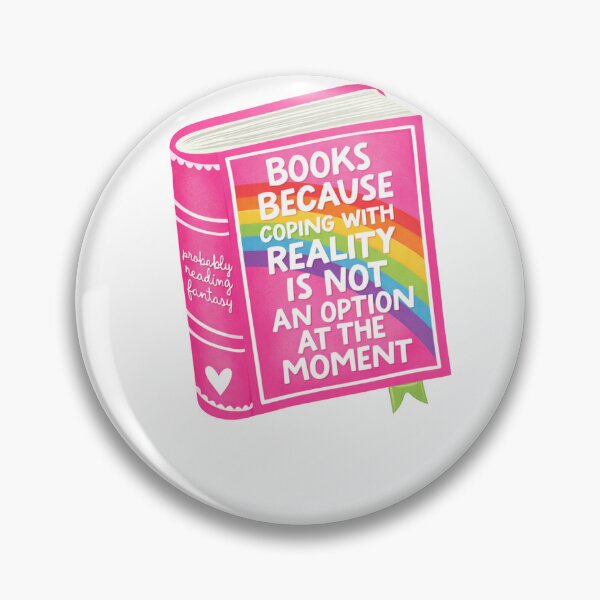 Item preview, Books Because Reality Is Not An Option At The Moment designed and sold by krystalRomanart.