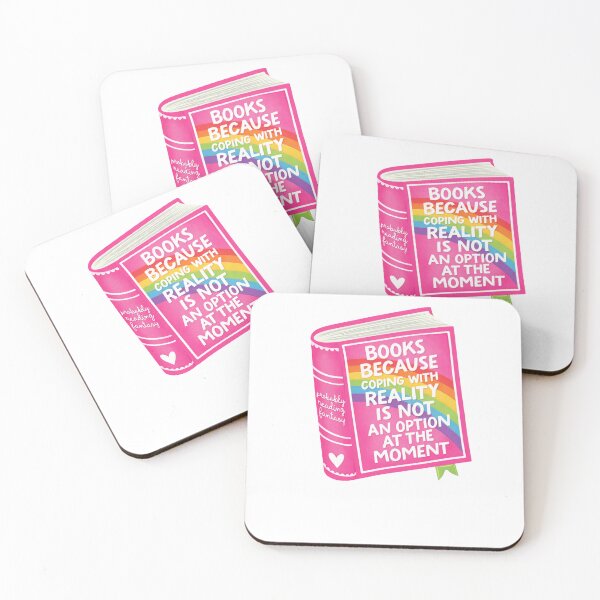 Item preview, Books Because Reality Is Not An Option At The Moment designed and sold by krystalRomanart.