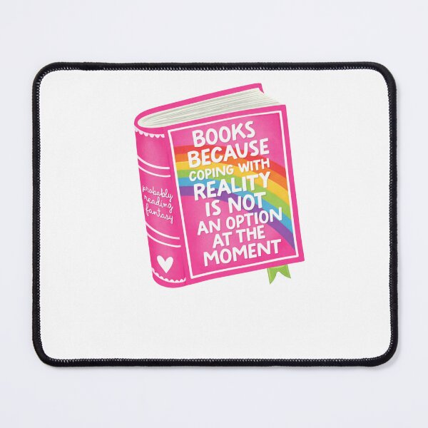 Item preview, Books Because Reality Is Not An Option At The Moment designed and sold by krystalRomanart.