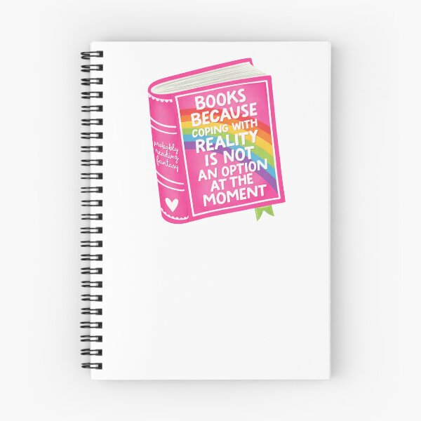 Item preview, Books Because Reality Is Not An Option At The Moment designed and sold by krystalRomanart.