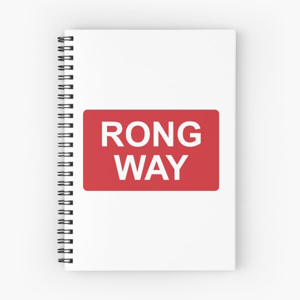 Item preview, Rong Way Sign | Funny Misspelled Warning Sign Parody  designed and sold by Guided by Voices.