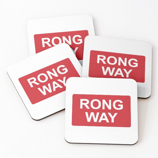 Item preview, Rong Way Sign | Funny Misspelled Warning Sign Parody  designed and sold by Guided by Voices.