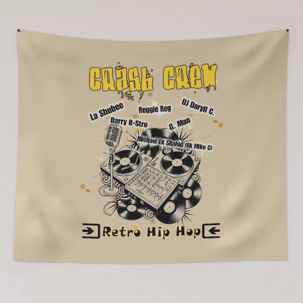 Item preview, Crash Crew, an influential early hip-hop group from Harlem designed and sold by Getrealdesigns.