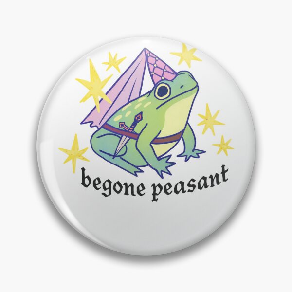 Item preview, Begone Peasant Medieval Princess Frog designed and sold by krystalRomanart.
